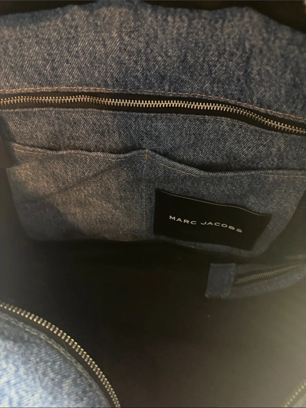 Marc Jacobs Patchwork Denim Tote Bag - Blue